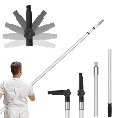Tiang teleskopik kunci twist